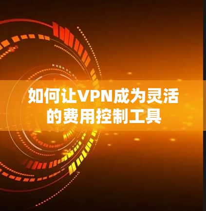 如何让VPN成为灵活的费用控制工具