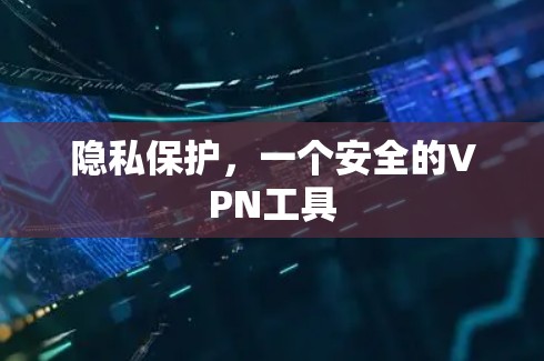 隐私保护，一个安全的VPN工具