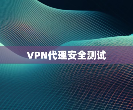 VPN代理安全测试 VPN代理安全测试