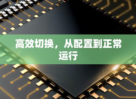 高效切换，从配置到正常运行