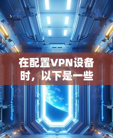 在配置VPN设备时,以下是一些步骤和注意事项 在配置VPN设备时,以下是一些步骤和注意事项